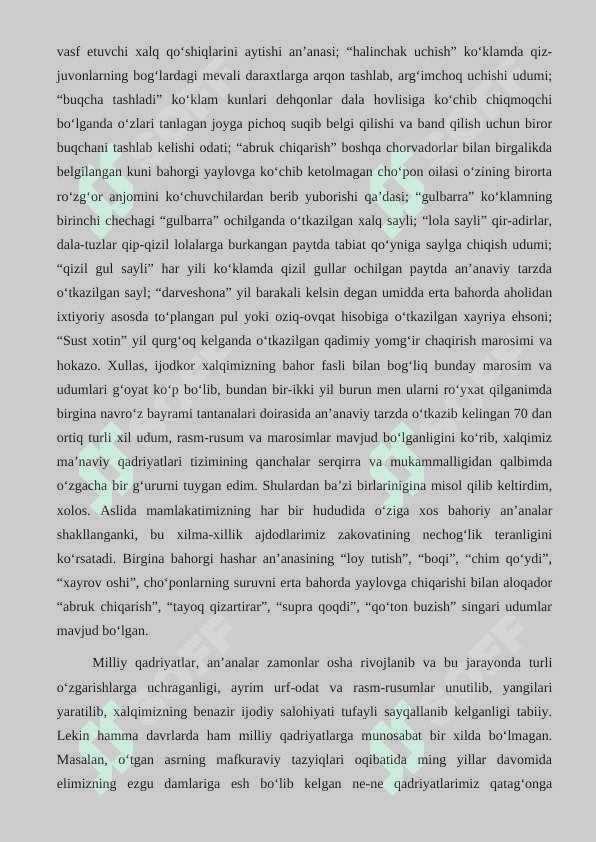Maktabgacha yoshdagi bolalarni tarbiyalashda xalq maqollarining ahamiyati. 8