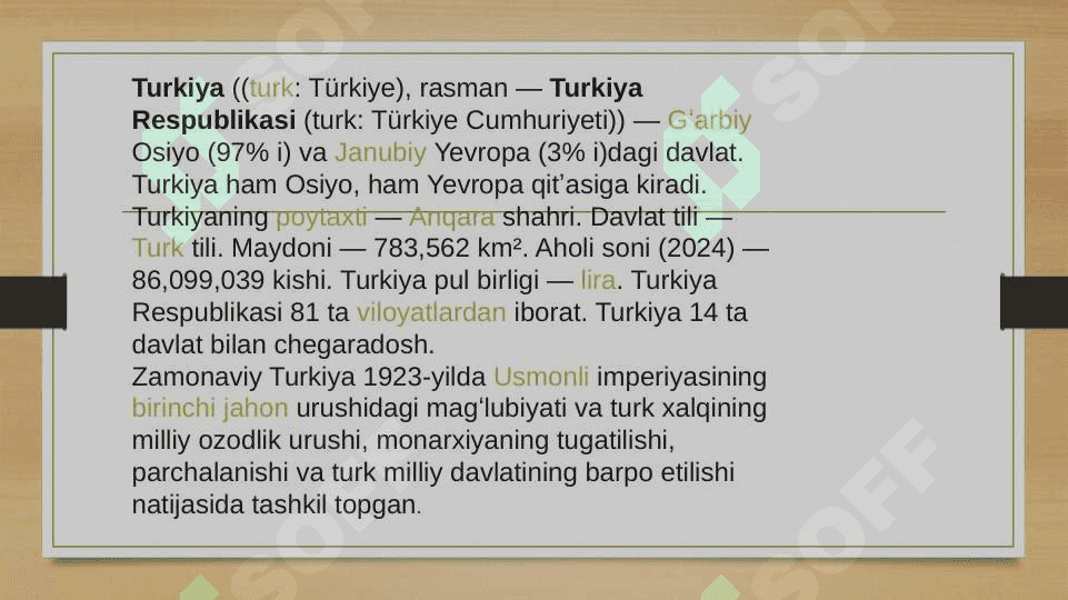 Turkiya Davlatining yashil iqtisodiyoti pptx 2