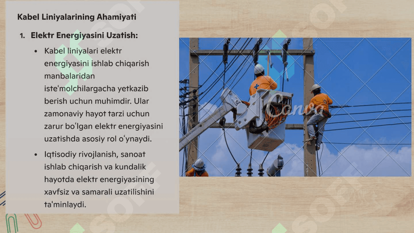 Kabel liniyalarini loyihalash 4