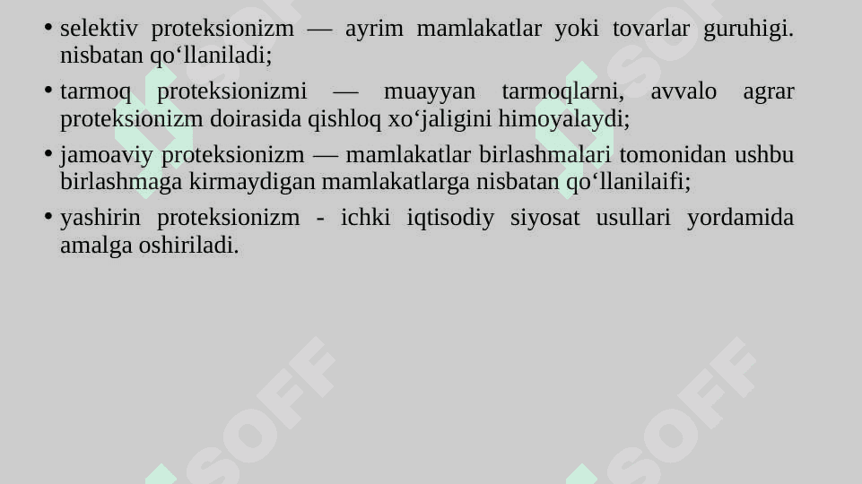 Tashqi savdoni davlat tomonidan tartibga solish va boshqarish yo’llariTashqi savdoni davlat tomonidan tartibga solish va boshqarish yo’llari 8