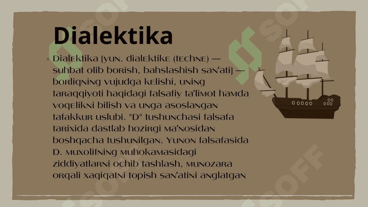 Global jarayonlar dialektika 3