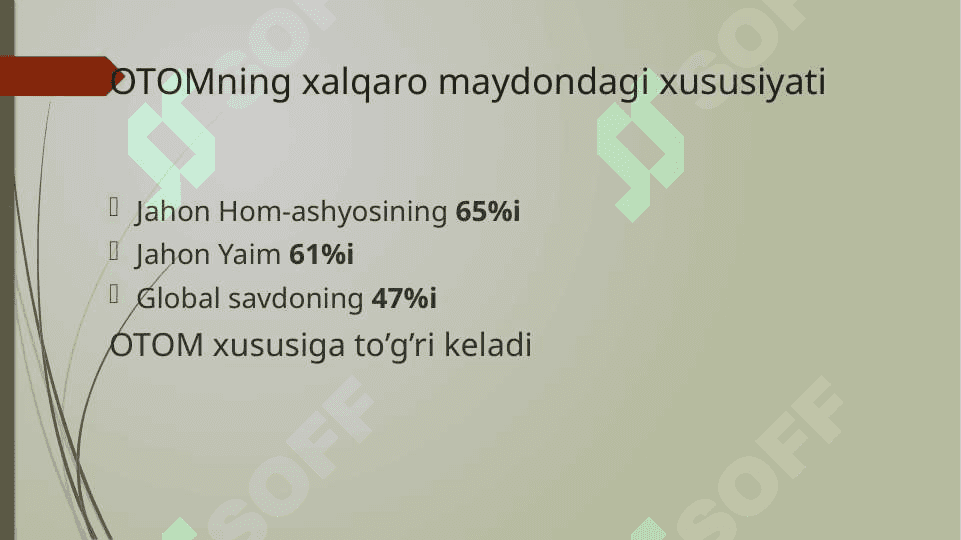 Xalqaro munosabatlarda OTOM 5