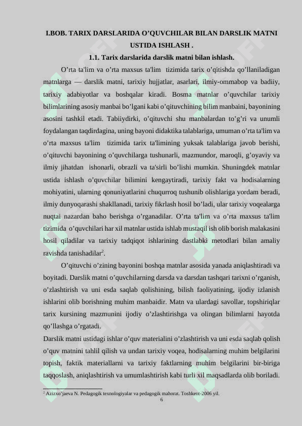 O'quvchilarning darslik matni va illyustrasiyalar bilan ishlash usullari 6