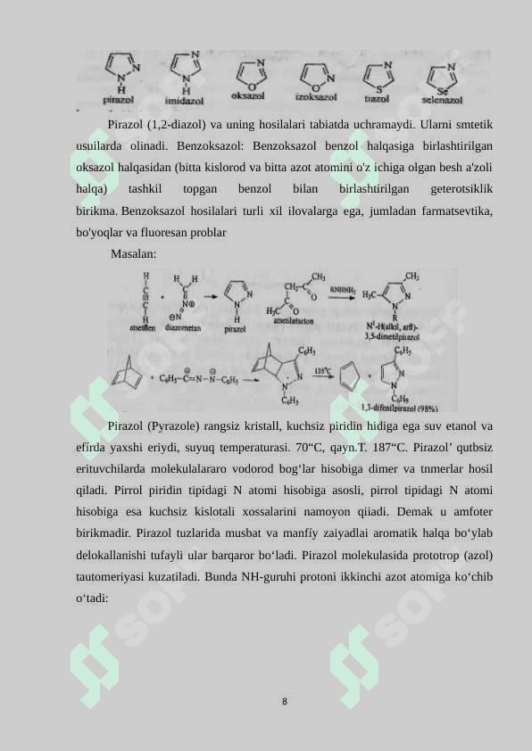 Indol qatori uglevodorodlari 8