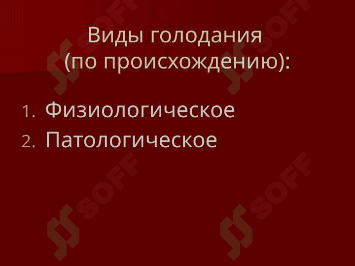 Полное и Неполное голодание 3