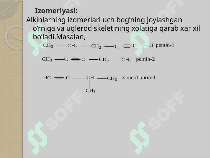 Asetilen qatoridagi Uglevodordlar-ALKINLAR 3