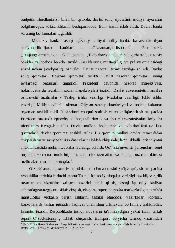 O‘zbekistonda amalga oshirilgan siyosiy islohotlar 7