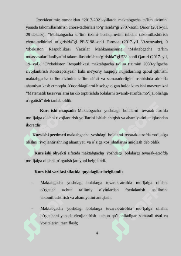 matematik tasavvurlarni tarkib toptirishda bolalarni tevarak-atrofda mo‘ljal olishga o`rgatish 4