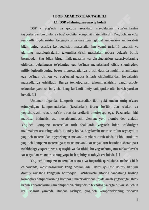 QAMISHLI DSP UCHUN MAHALLIY XOMASHYOLARDAN SAMARALI KLEY MAHSULOTI OLISH TEXNOLOGIYASINI ISHLAB CHIQISH 6