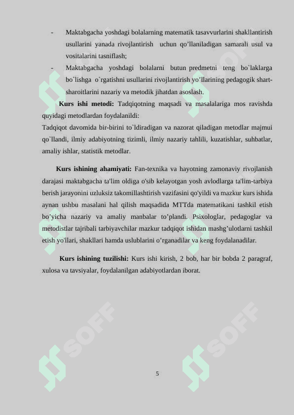 maktabgacha ta`limda matematik tasavvurlarni shakllantirishda zamonaviy yondashuv 5