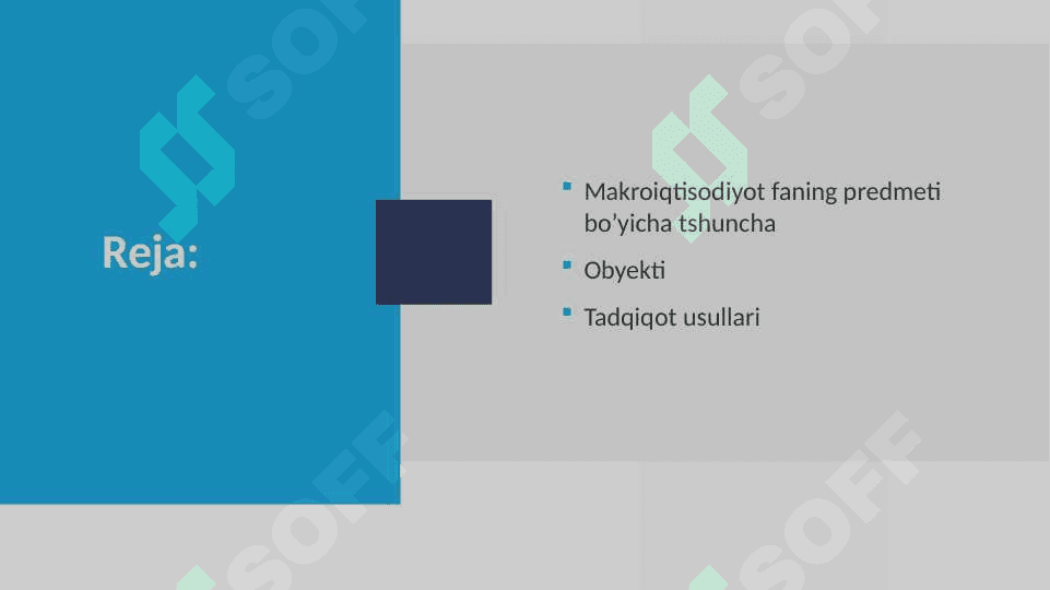 Makroiqtisodiyot fanining predmeti , obyekti va tadqiqot usullari 3