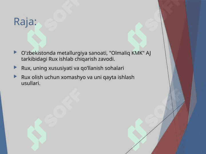 Rux ishlab chiqarish 2