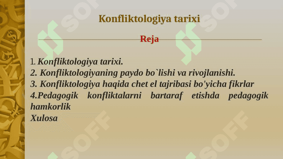 Konfliktologiya tarixi 2