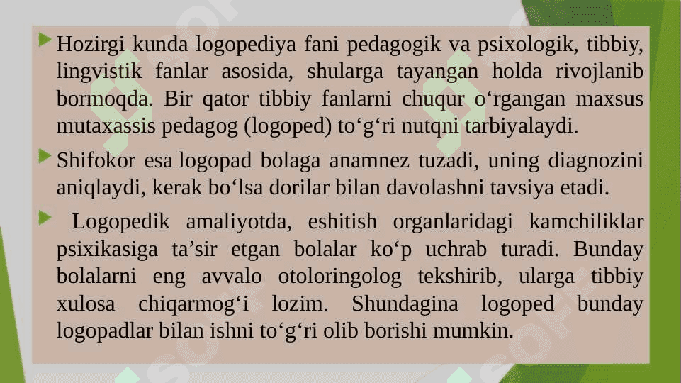 Og‘ir nutq nuqsoniga ega bolalarni oilada tarbiyalashningkorrektsion yo‘nalganligi 8