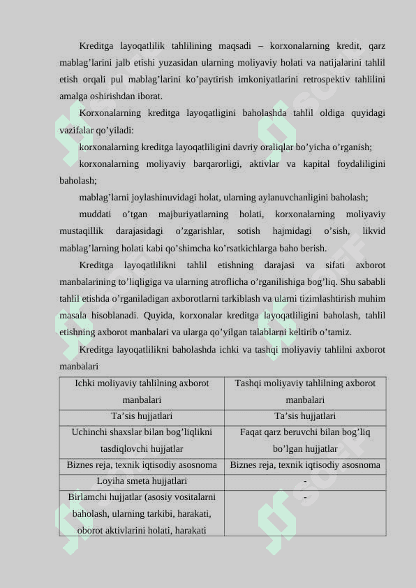Kreditga layoqatlilik tahlili 5