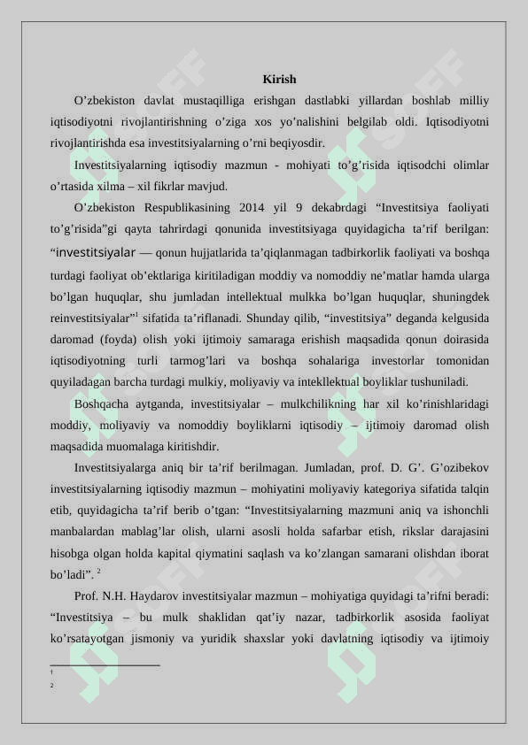Fanning maqsadlari va diversifikasiyalanishi 2