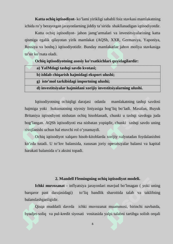 KICHIK OCHIQ IQTISODIYOT MODELI. 6