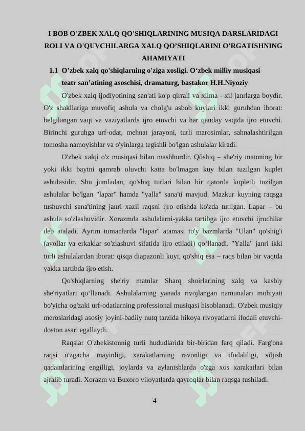 O’ZBEK XALQ QO’SHIQLARINI MUSIQA DARSLARIDAGI AHAMIYATI 4