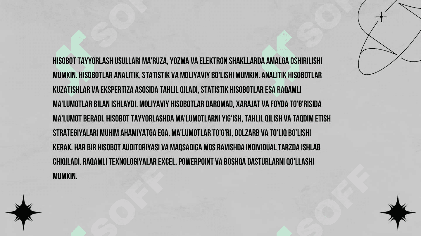 E‘lon, xisobot. Xizmat yozishmalari. Taklifnoma, telegramma, xatlar. Axborot va da‘vo xati. Talabnoma va ilova xatlar. 4