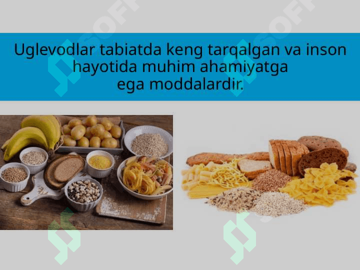 Uglevodlar. Monosaxaridlar. Olinishi va xossalari. 2
