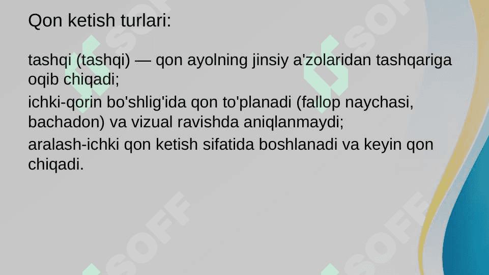 Homiladorlik paytida qon ketish 3
