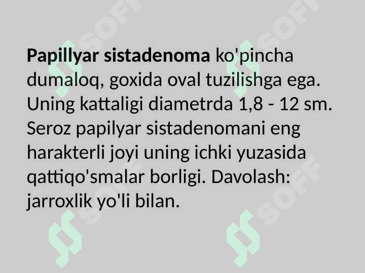 Tuxumdon o'smalari 7