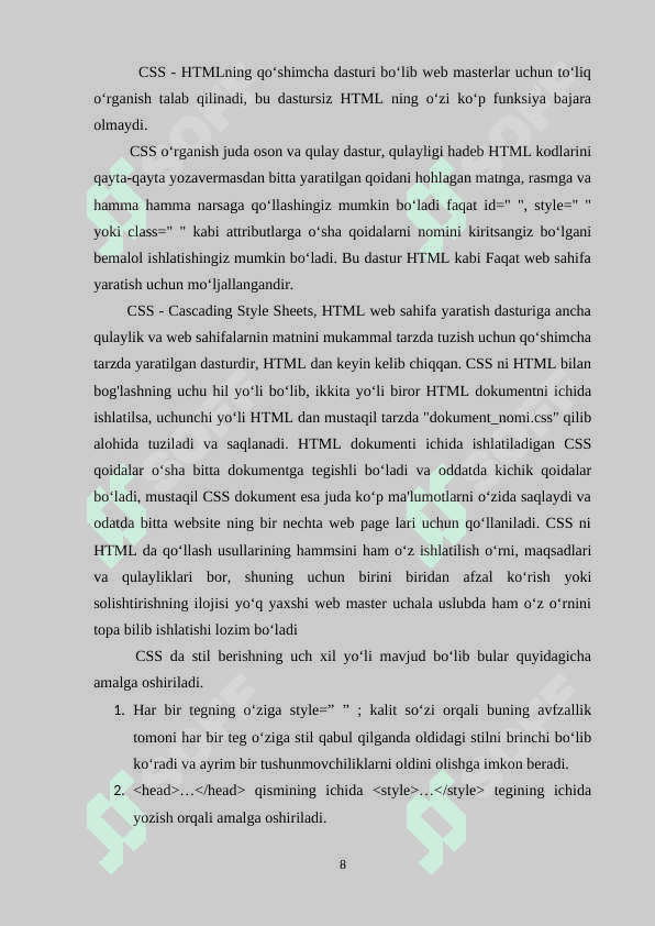 Web texnologiyalar asosida interaktiv axborot kutubxona tizimini yaratish 8