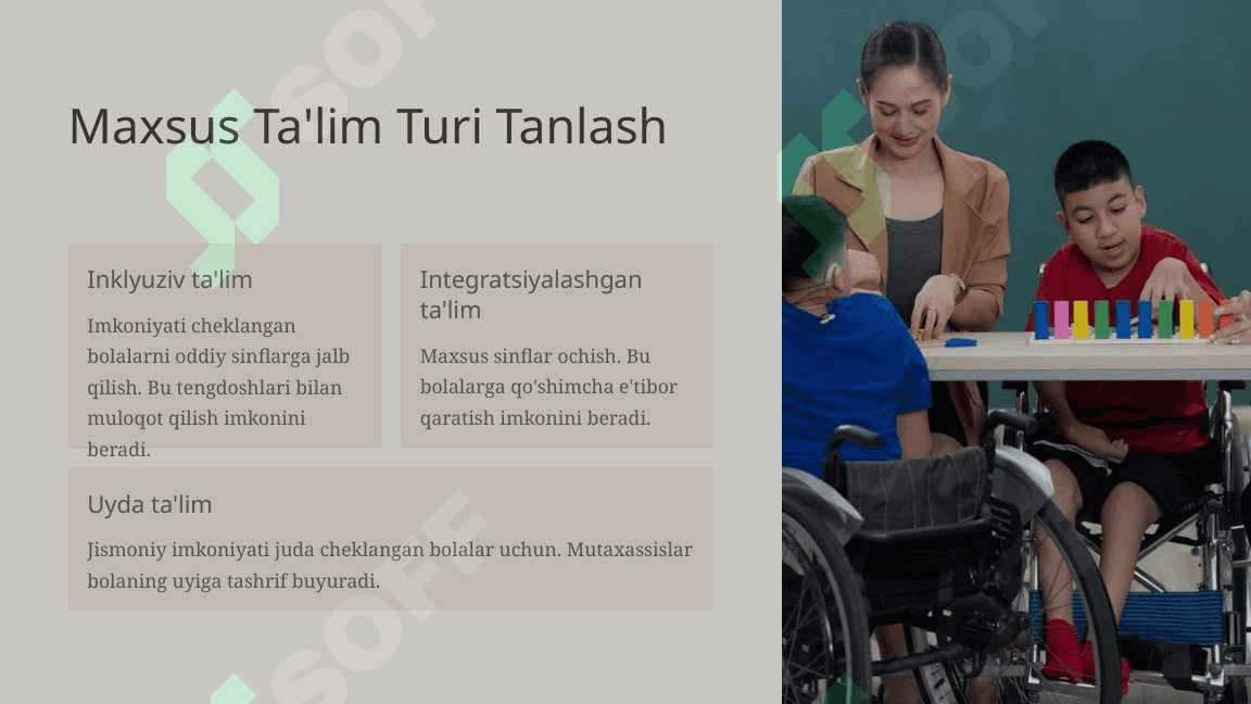Imkoniyati Cheklangan Bolalar Uchun Ta'lim Muhitini Yaratish 3