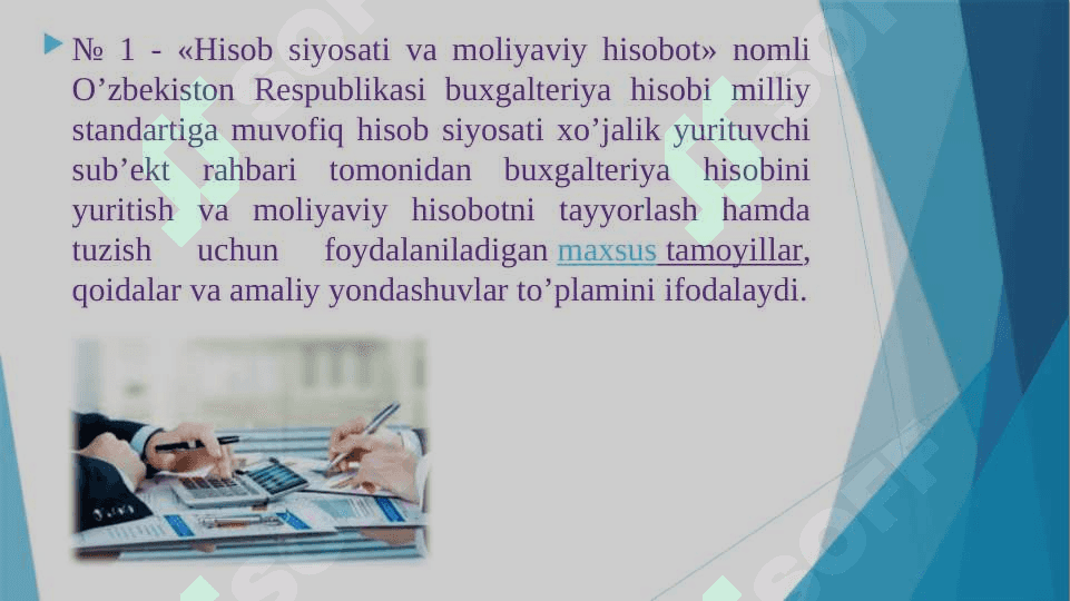 KORXONA HISOB SIYOSATINI O'RGANISH 2
