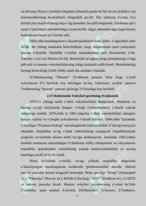 Voleybolda oʻyinida toʻpni  boshqarish texnikasini tako millashtirishning samarali yoʻllarini ishlab chiqish 6
