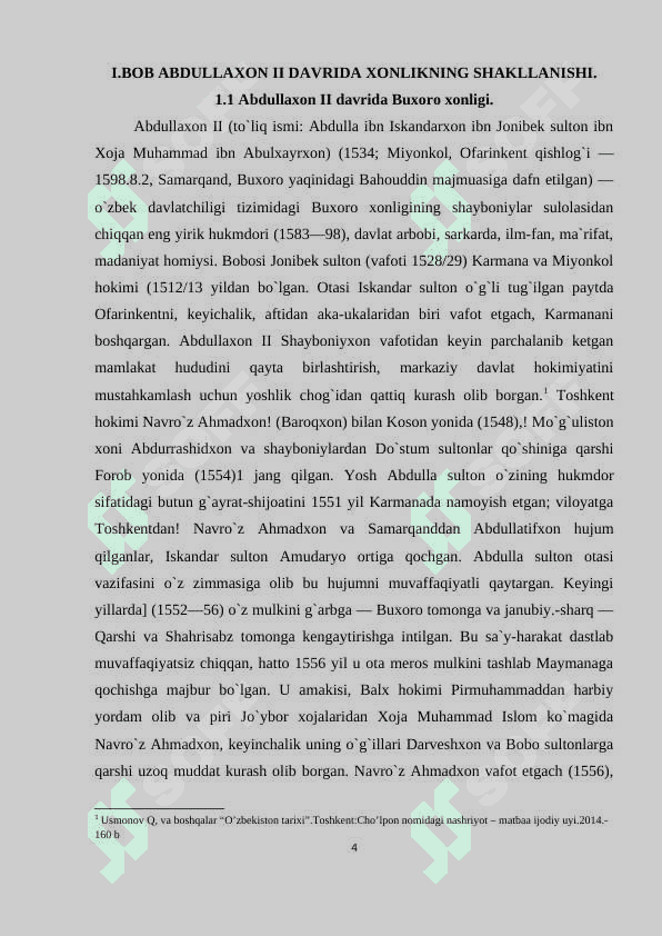 Abdullaxon II davrida Buxoro xonligining tashqi aloqalari 4