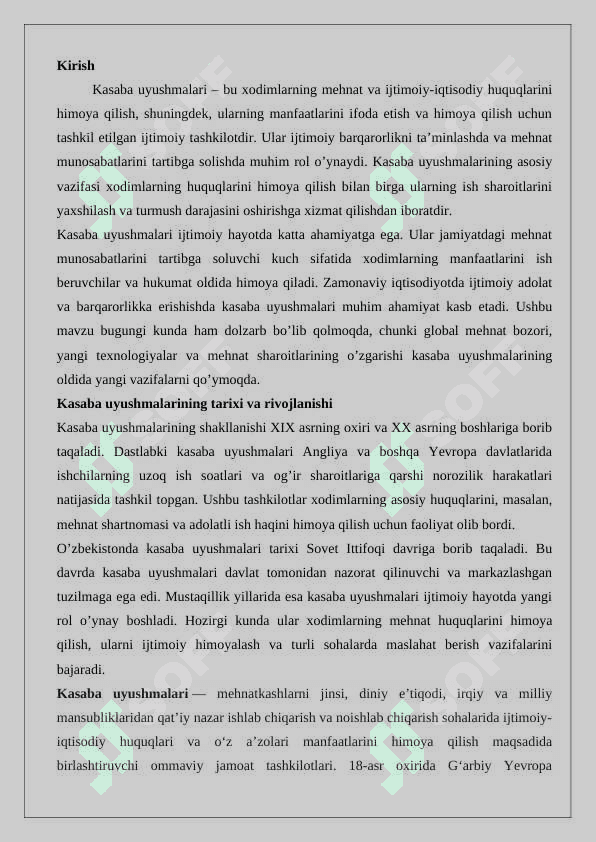 Kasaba uyushmalari 25 2