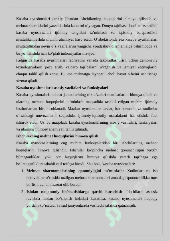 Kasaba uyushmalari 25 8