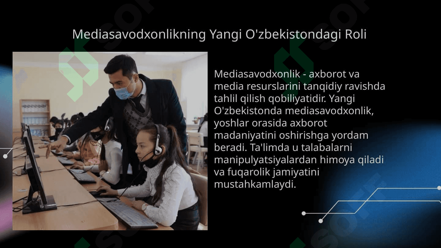 Media savodxonlik va axborot madaniyatini ta`limdagi roli 3