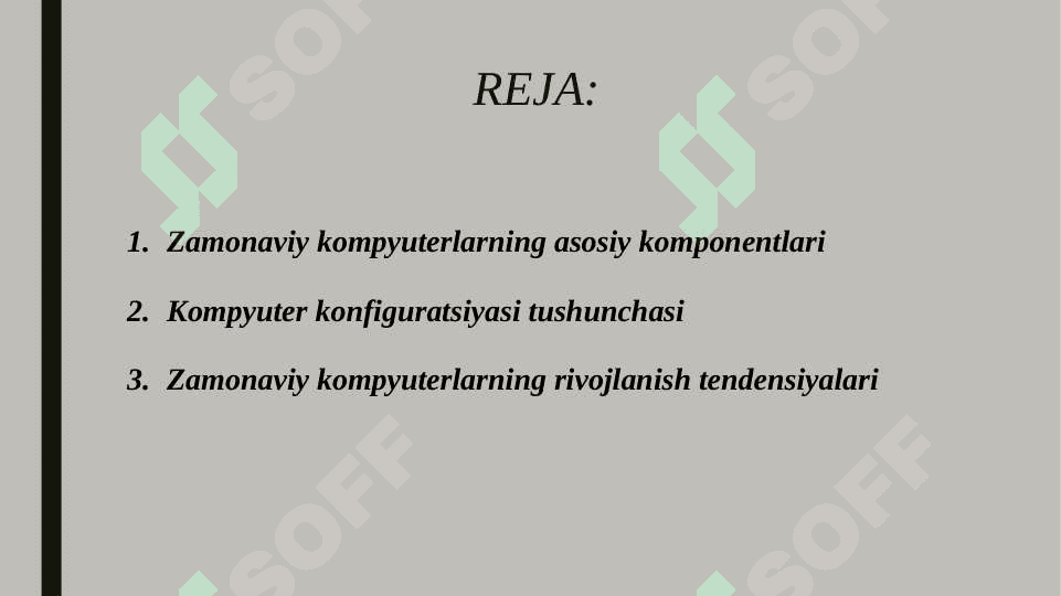 Zamonaviy kompyuterlarning konfiguratsiyalari va ularni qo‘llanish sohalari 2
