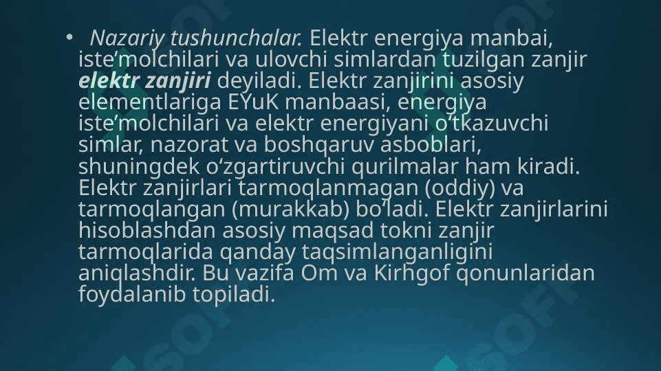 Prezintatsiya. Elektronika va elektrotexnika laboratoriya ishlari 2