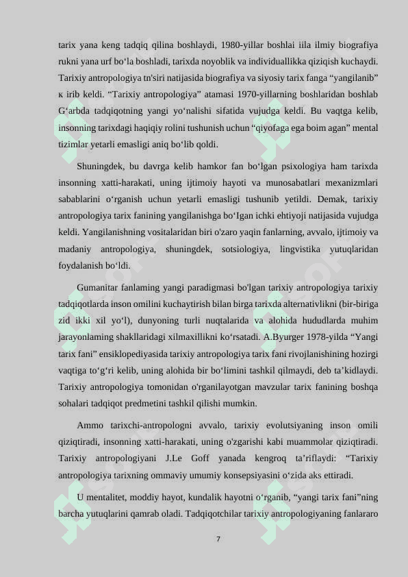 TARIXIY AXBOROT VA UNING XUSUSIYATLARI 7