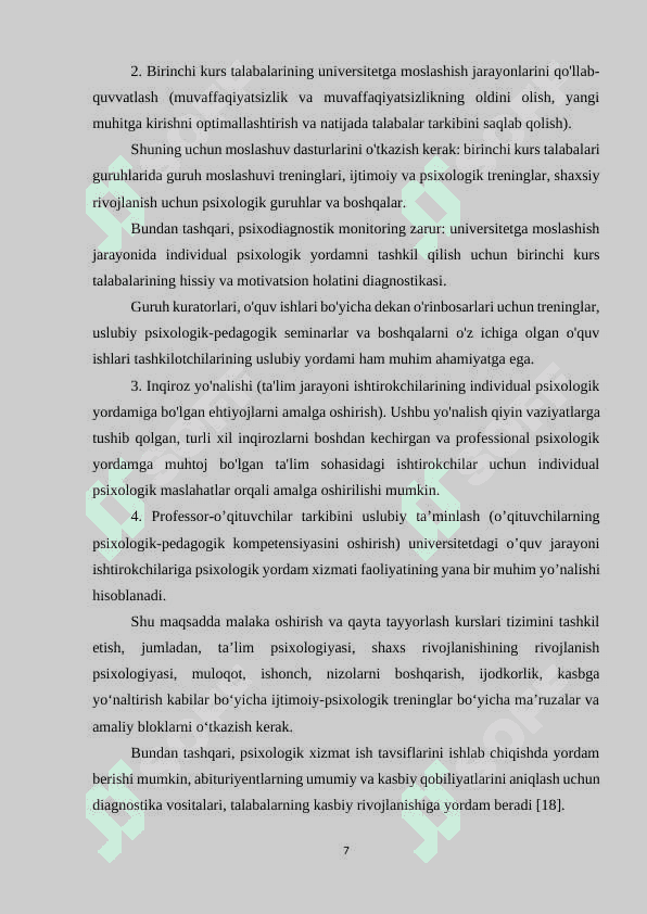 Psixologik xizmat sharoitida ijtimoiylashuv xavf-xatarlarini oldini olishning nazariy asoslari 7