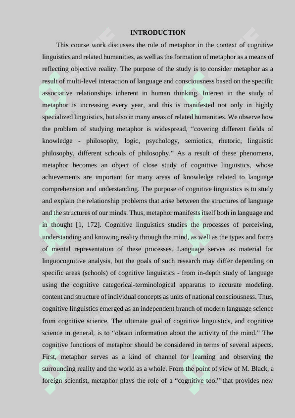 Metaphor in cognitive and lingua-stylistic aspects 3