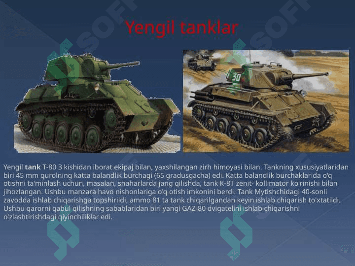 Ikkinchi jahon urushi tanklari 2