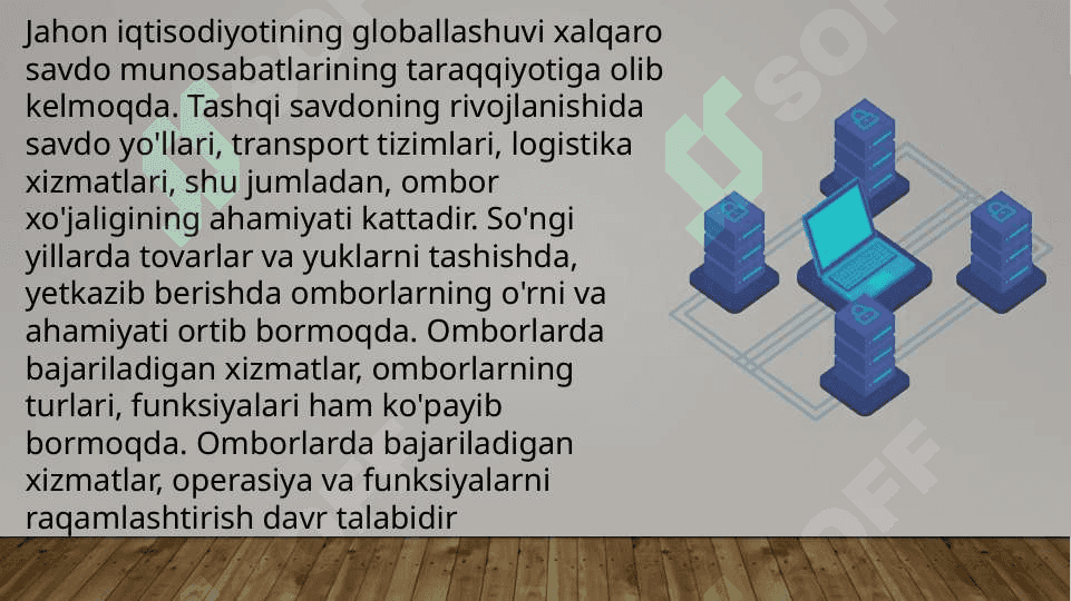 Logistika tizimida omborlarni Raqamlashtirish Samaradorligi 3