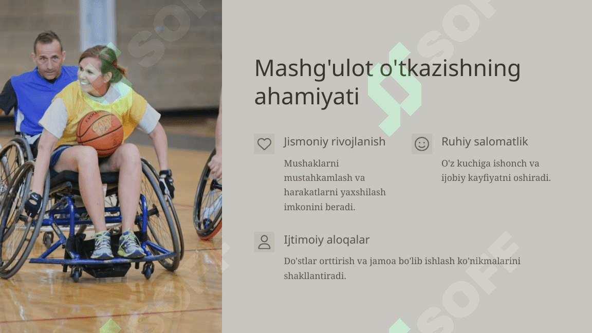 Jismoniy imkoniyati cheklangan bolalar uchun sport mashg'ulotlari 3