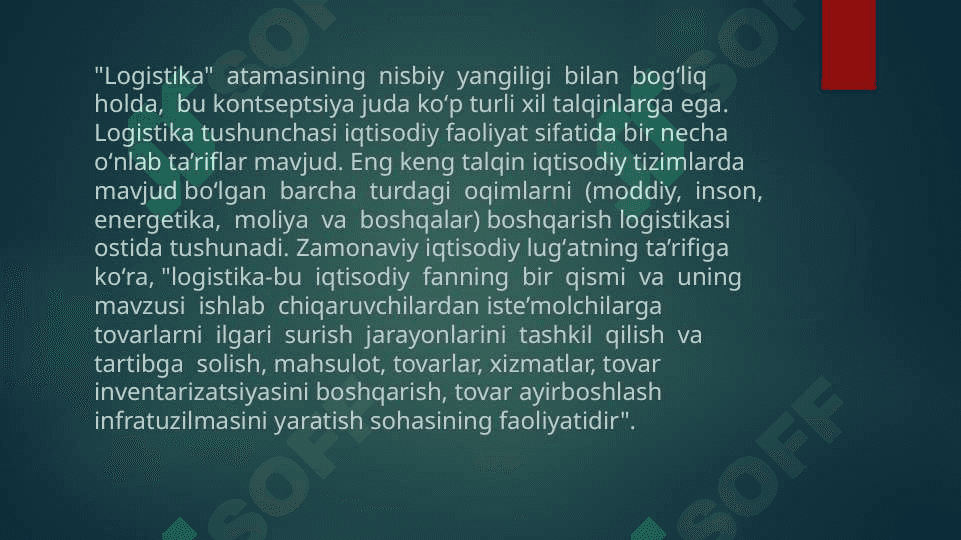 Zamonaviy bozor va logistika 4