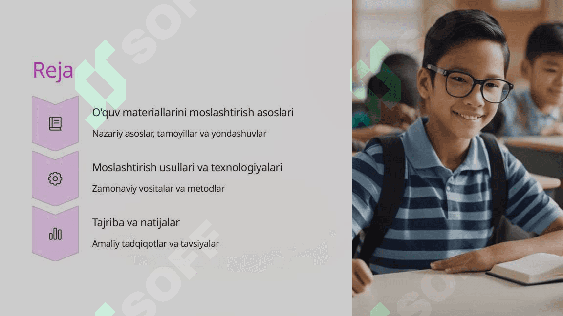 Ko'zi ojiz bolalar uchun o'quv materiallarini moslashtirish 2