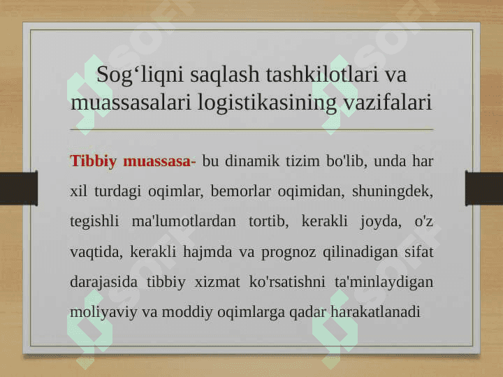Logistika rivojlanishining asosiy bosqichlari 2