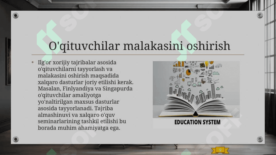Ta'lim tizimini ilg'or xorijiy tajribalar asosida takomillashtirish 4