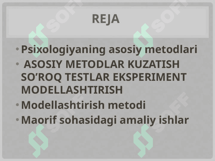 Psixologiya Fanining Zamonaviy Metodlari 2