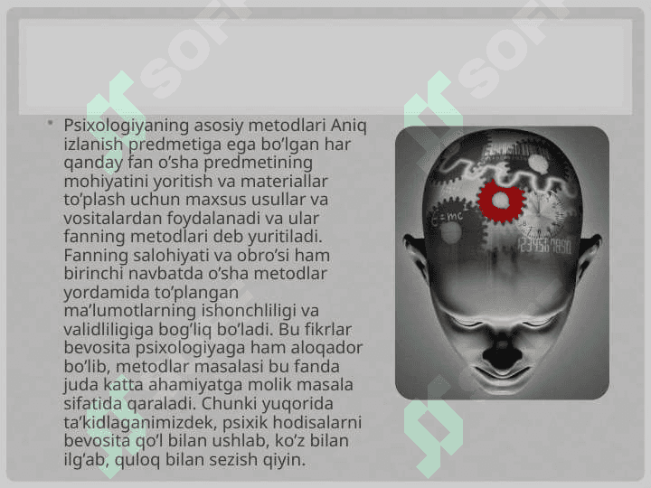 Psixologiya Fanining Zamonaviy Metodlari 3