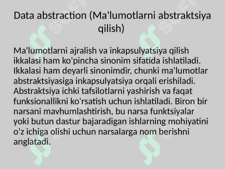 Pythonda Obyekt (OOP) 8