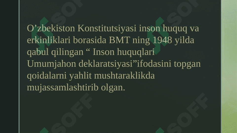 O’zbekistonda inson huquqlari va erkinliklari kafolatining yaratilishi 3